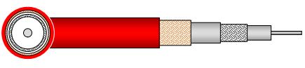 Draka Triax 8 1,0 S/4,5 S-PVC RED
