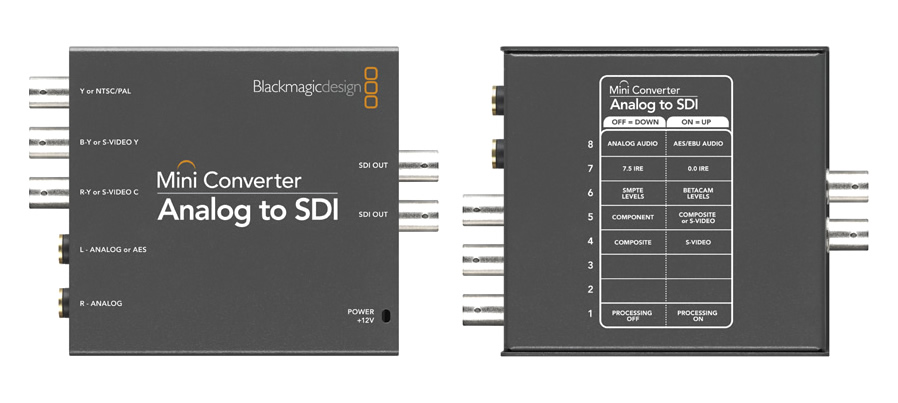 BLACKMAGIC DESIGN MINI CONVERTER - ANALOG TO SDI