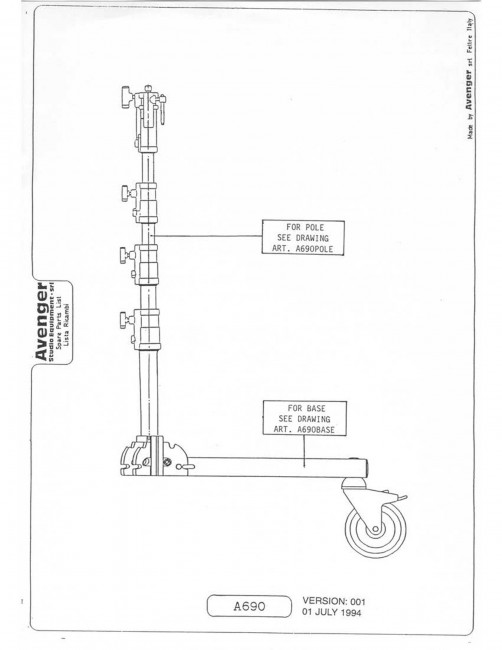 Manfrotto A690POLE