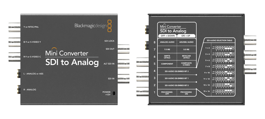 BLACKMAGIC DESIGN MINI CONVERTER - SDI TO ANALOG